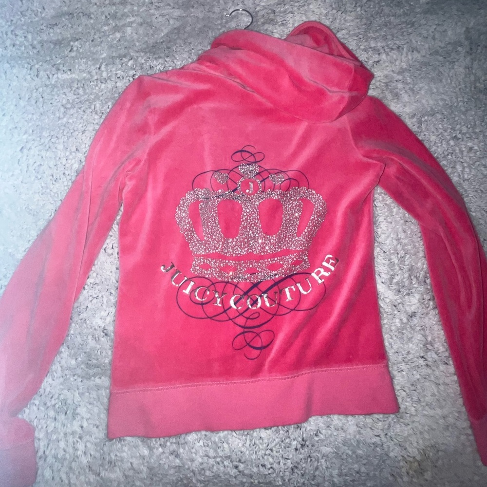 Vintage Y2K Juicy Couture Velour Pink Jacket